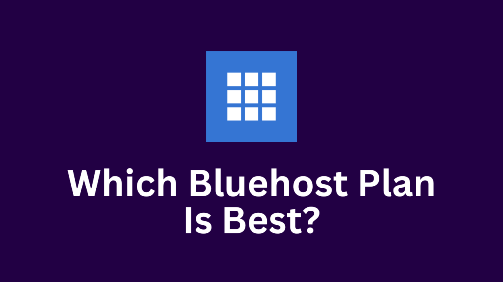 which bluehost plan is best